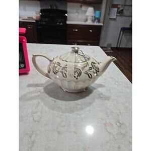 Vintage Sadler England Teapot 9.75" Long Marked Porcelain Home Decor